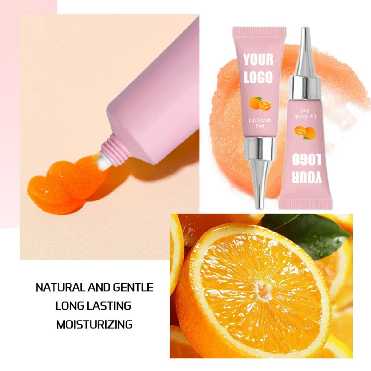 Softening Scrub Vegan Custom Logo Wholesale Makeup Fruit Flavored Exfoliating Private Label Scrub Lip Tint