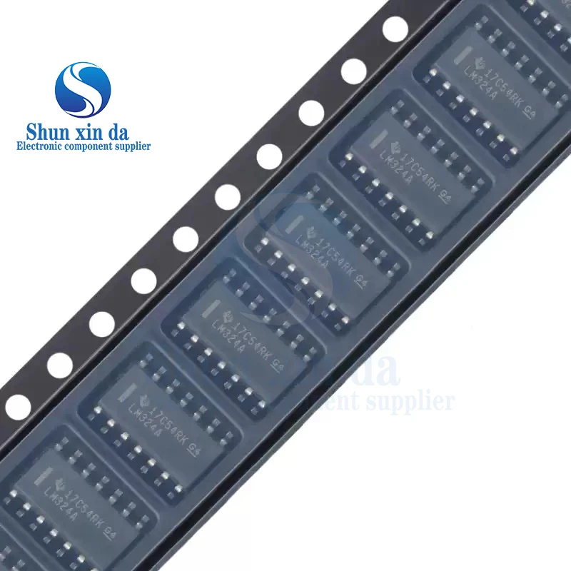 10PCS LM324A LM324ADR LM324AN LM324 LM324ADR2G DIP-14 SOP-14 Single Supply Quad Operational Amplifiers SMD IC Chip