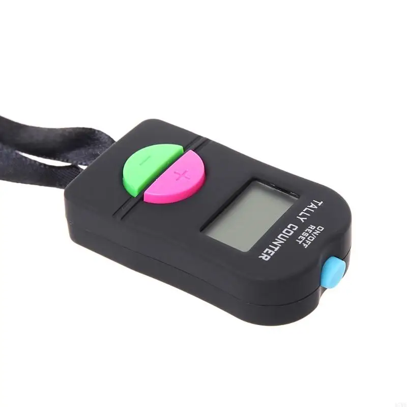 37ME Digital Hand Tally Counter Electronic Manual Clicker Golf Gym Hand Held Counter