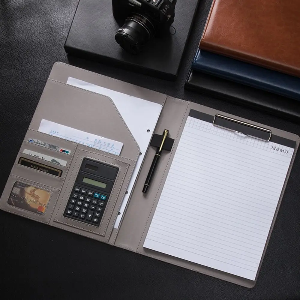 

A4 File Folder Business Writing Clipboard Paper Organizer Memo Clipboard Manager Signature Board Writing Tablet Durable