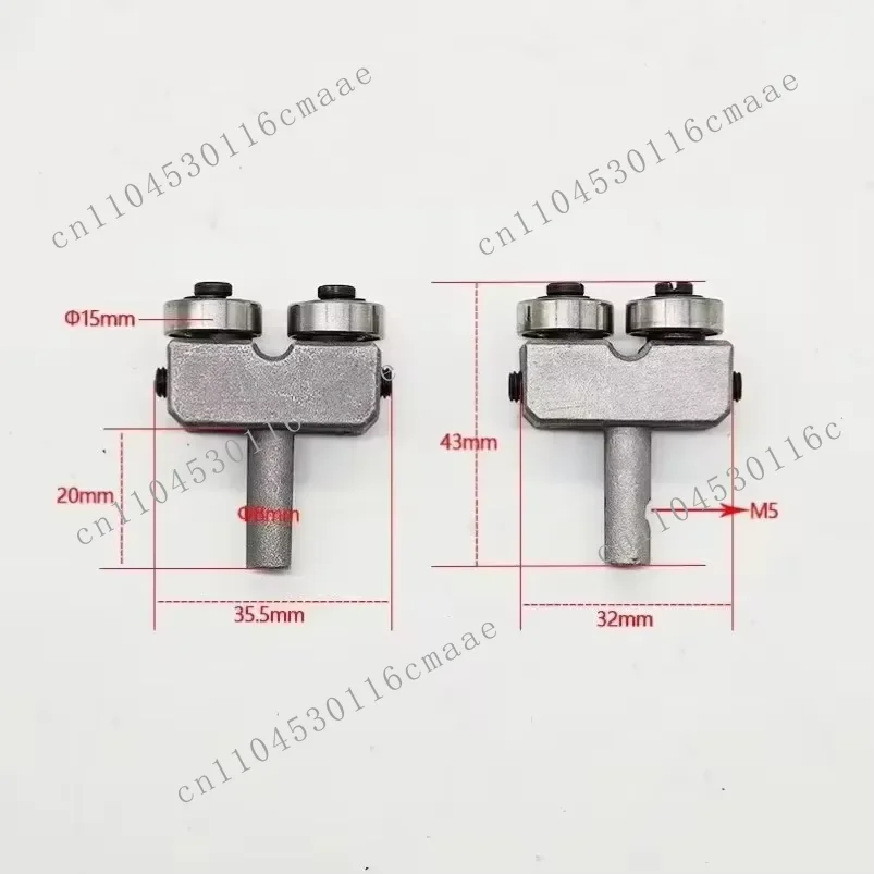2PCS Band Saw Guide Wood Band Saw Ball Bearing Insert Guide for 9 "8" Band Saw Accessories