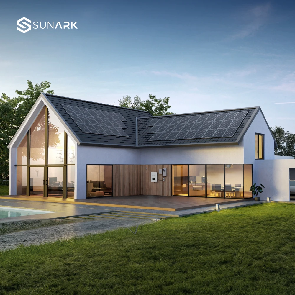 Sunark Complete Solar Energy Pv System 5Kw 10Kw 20Kw 30Kw 50Kw House Solar Backup Power System