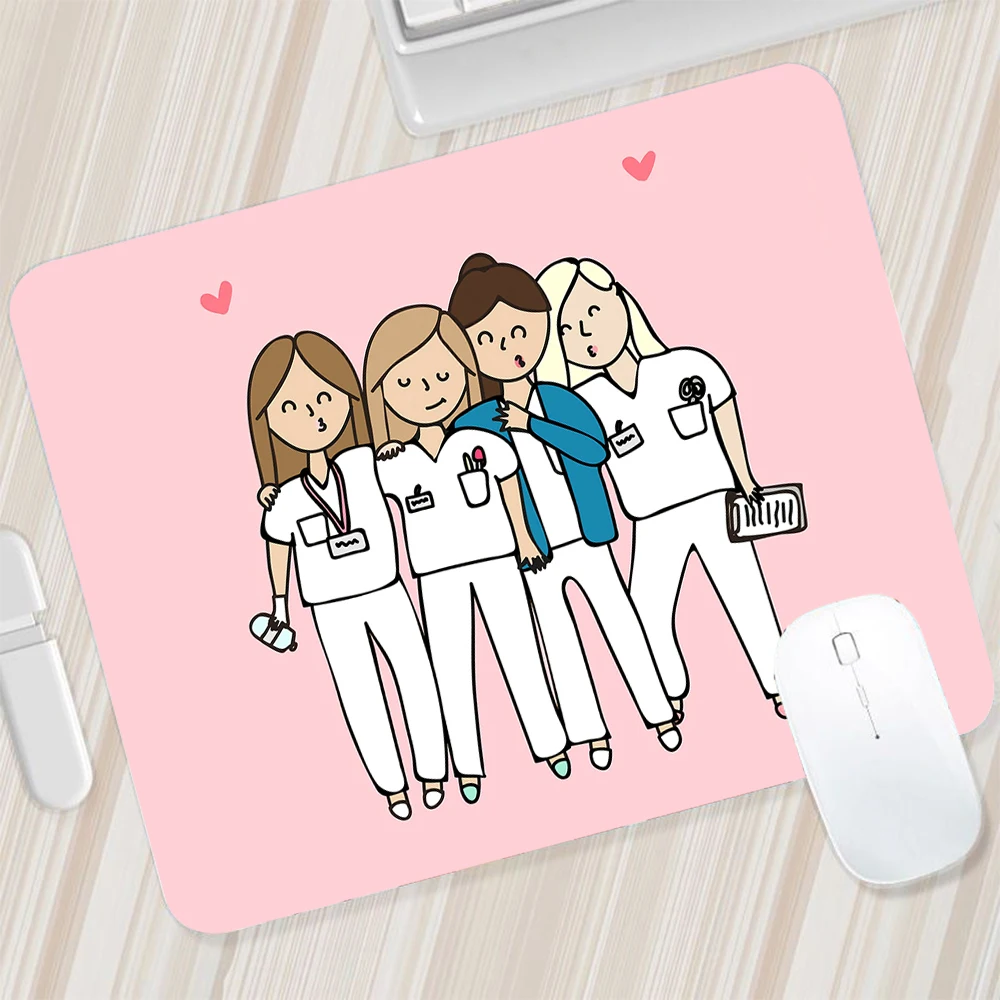 Doctor Nurse Medical Medicine Health Small Mouse Pad Gaming Mousepad PC Gamer Mouse Mat XXL Computer Pad Keyboard Mat Desk Pad