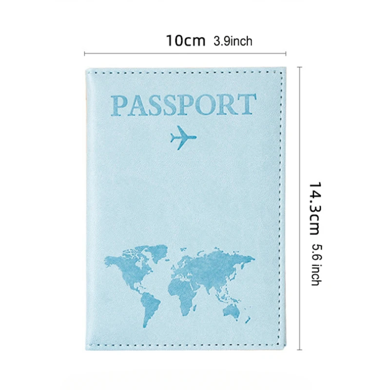 Airplane Passport Cover Case for Women Men Travel Passport Case Cute Passport Wallet Purse Girl Passport Holder