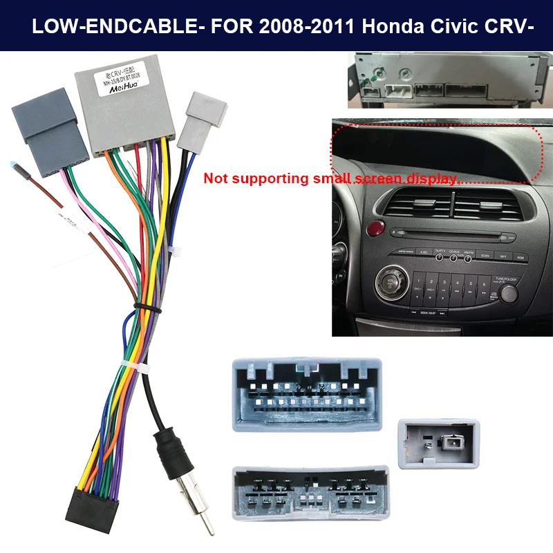 TDARRM-Honda Civic Hatchback 2006 2007 2008 2009 2010 2011 2012 Car Multimedia Canbus& Cable support display mini climate screen