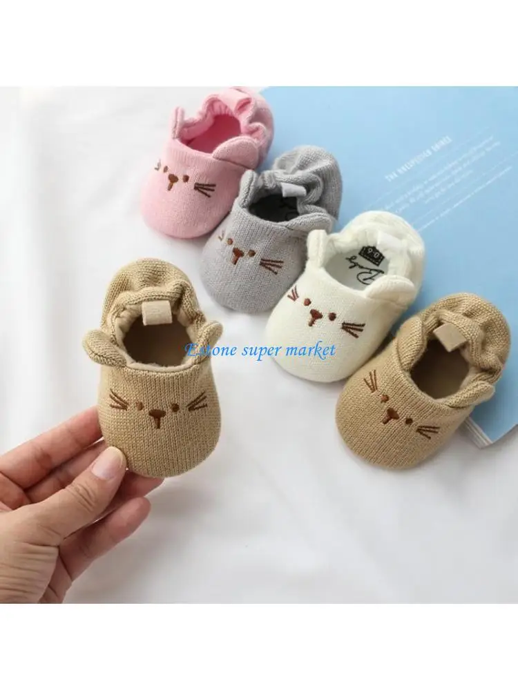 090B Newborns Learning To Walk Shoes with Not  Slip Soles Infant Footwear for Safety