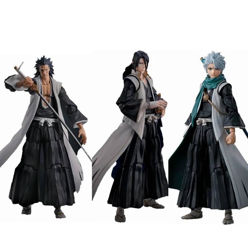 

В наличии оригинальная подлинная модель BANDAI SPIRITS S.H.Figuarts Hitsugaya Toushirou Kuchiki Byakuya Zaraki Kenpachi