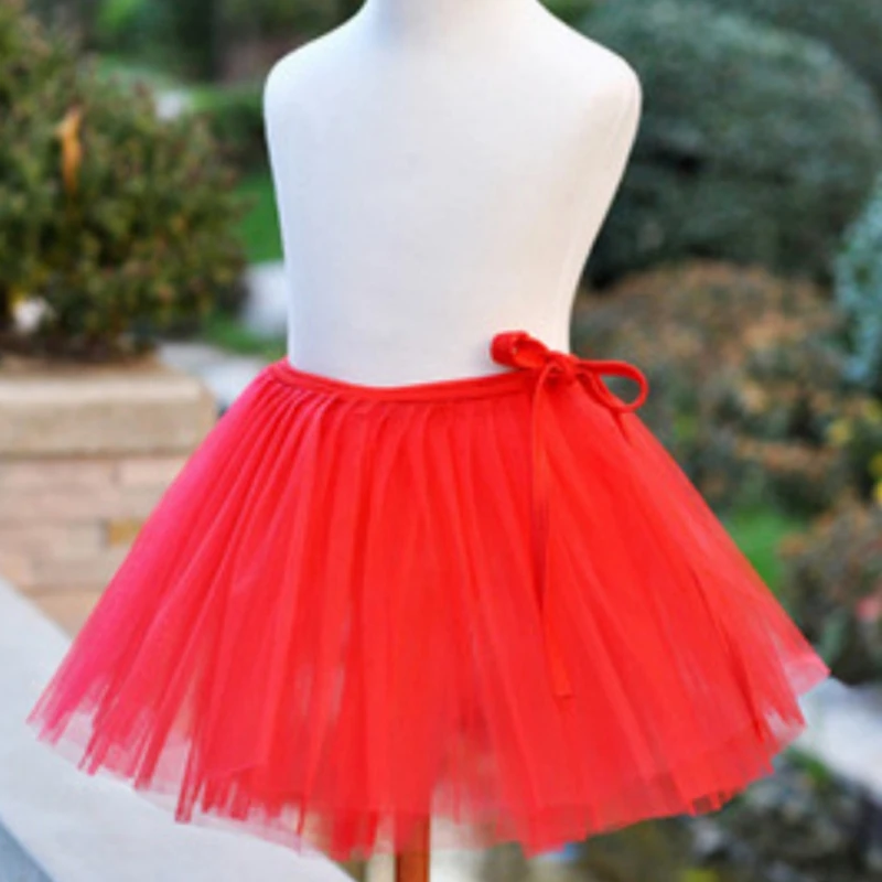 Children Girl Ballet Dancing Costumes Exercise Fluffy Skirt Kids Tutu Ballet Leotard Skirt Short Apron Chiffon Dancewear