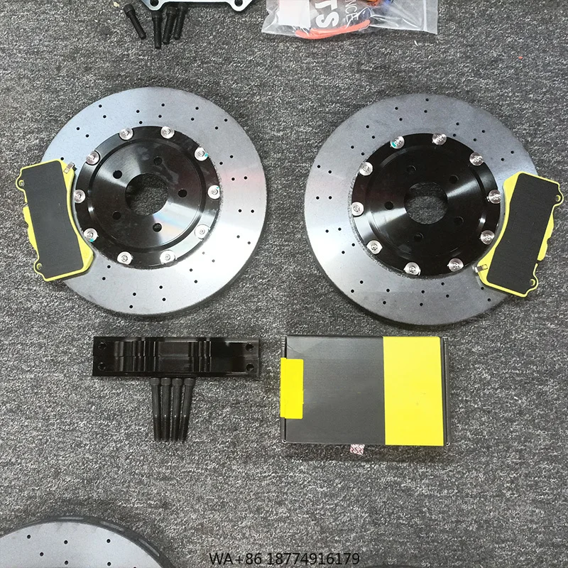 

CCB Lightweight Carbon Ceramic Rotor with Brake Pads Kit 380mm for C-CLASS A4 B5 A6 C5 SHARAN