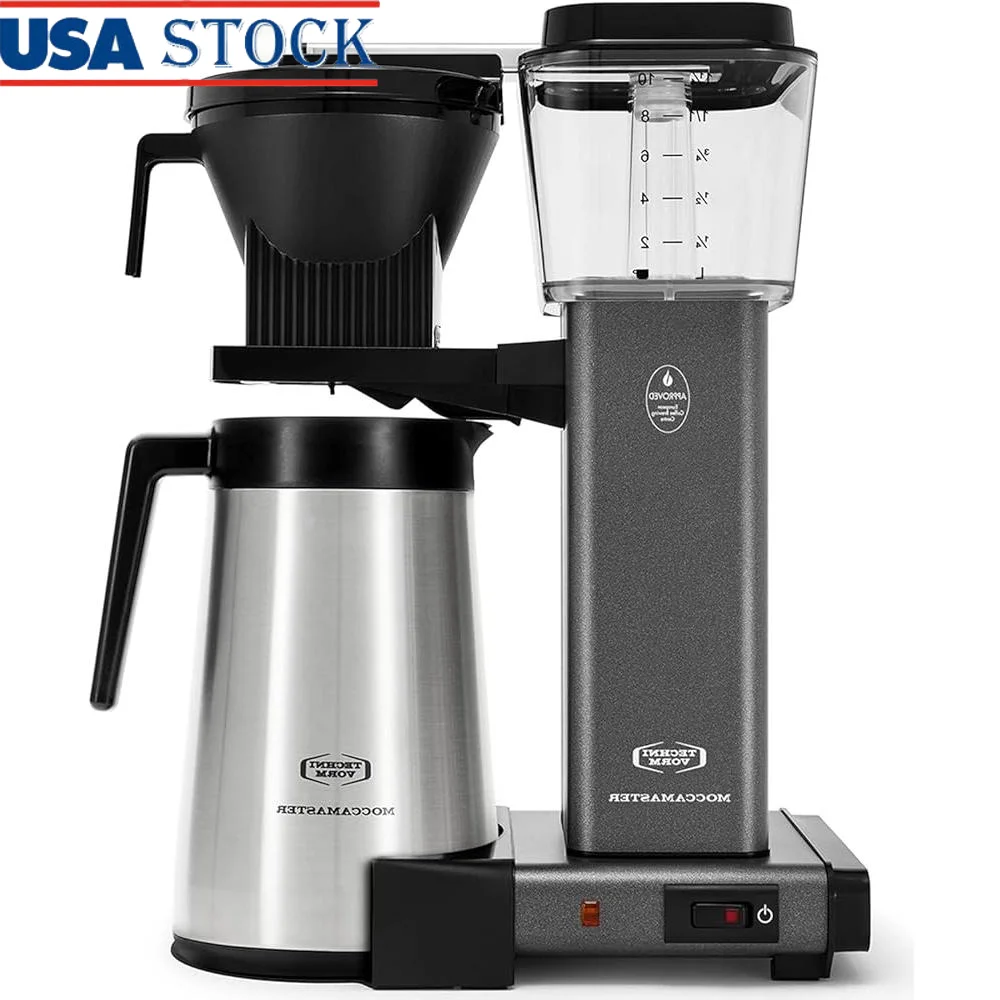 10-Cup Thermal Carafe Coffee Maker Drip Espresso Machine Manual Brewing High-Quality Coffee Maker Hot Beverage Server