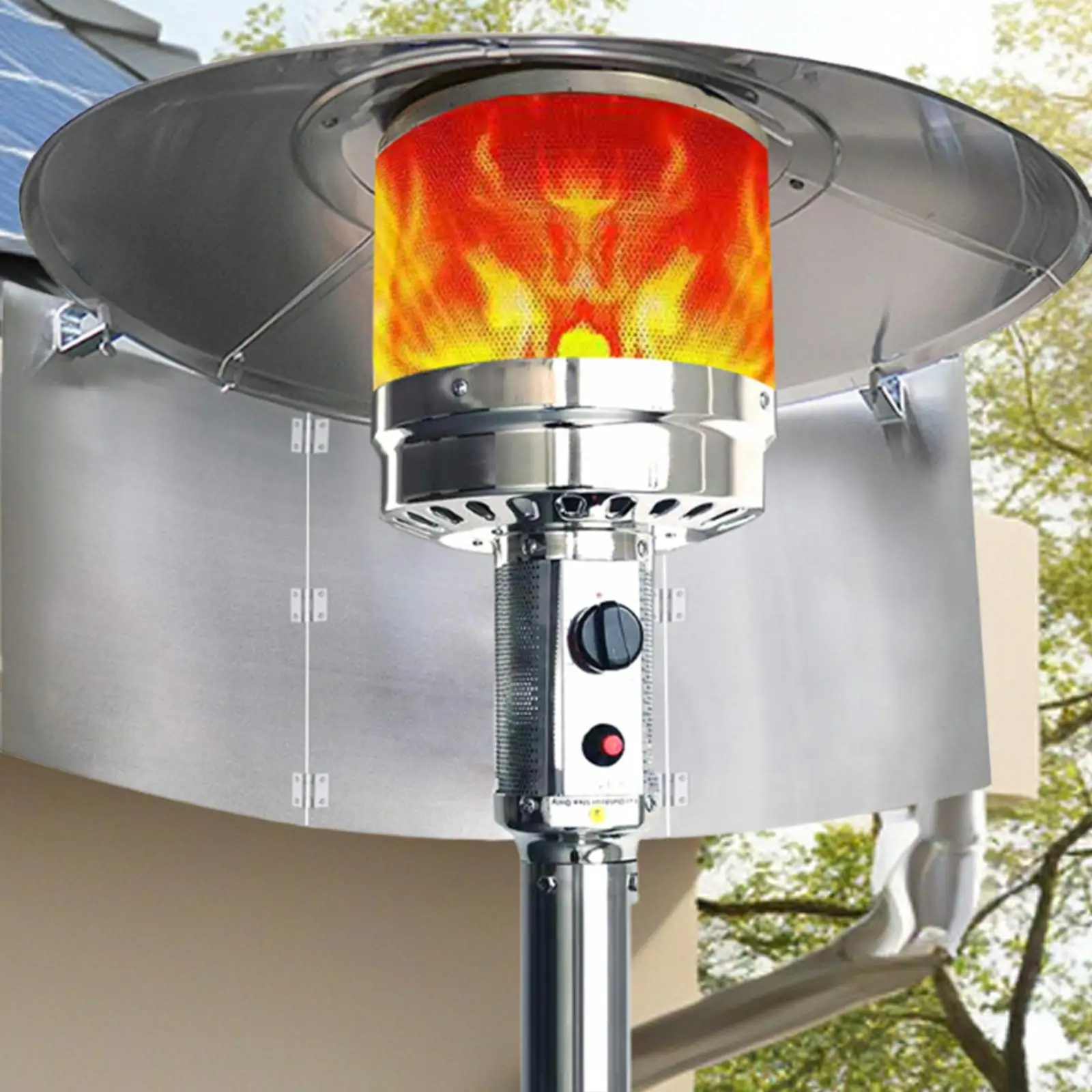 

Толстая теплофокусирующая насадка, прочный дефлектор обогревателя пропана для обогревателей пропана для патио