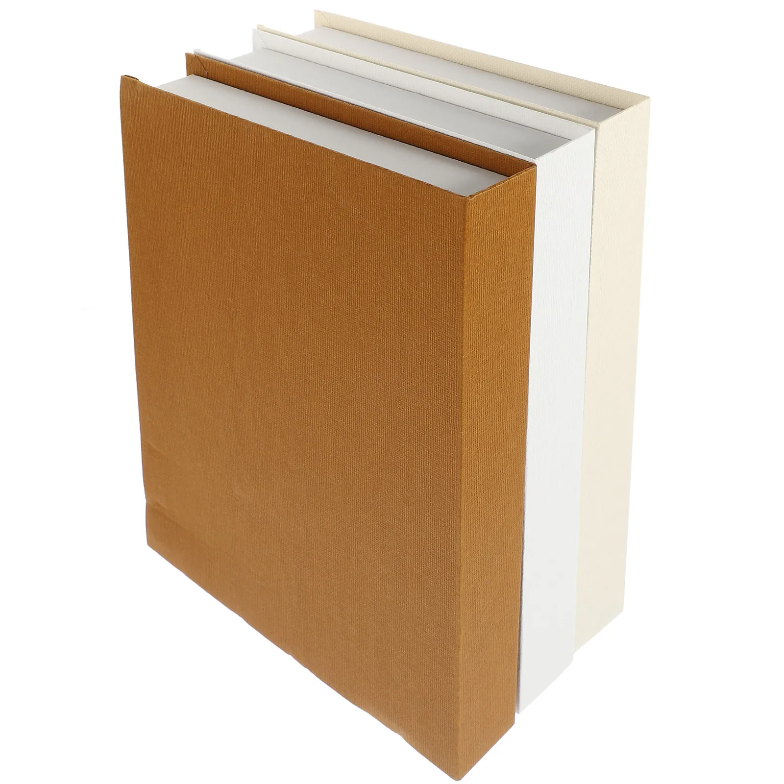 

3pcs Faux Decor Simulation For Home Office Desktop Shelf Display Prop Artificial Book Decor Mantel Decorations Fake Book