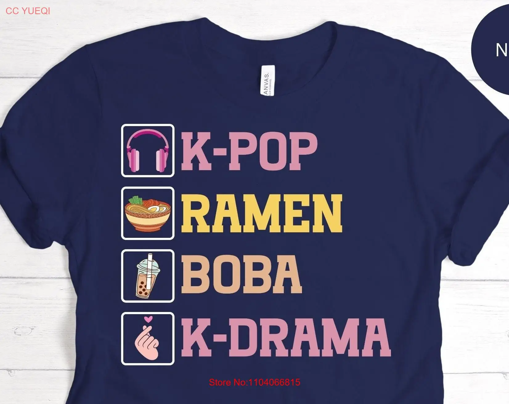 Korean Music Movies Ramen Boba Bubble Culture Eastern Lover T Shirt Fan Asian SweaT  long or short sleeves