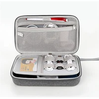Organisateur d'accessoires électroniques de voyage de grande capacité, sac de rangement Portable pour câble de disque dur de tablette, Airbag EVA Duricrust 1