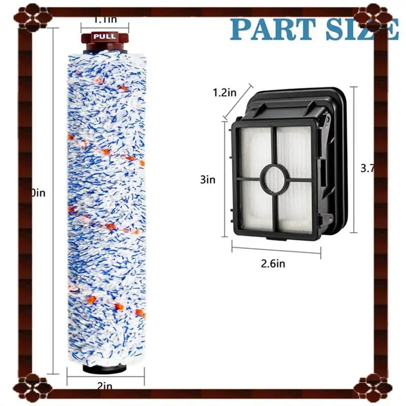 24-часовая доставка, основная щетка HEPA-фильтр для Bissell 1866 1868 1785 2225Z, сменные аксессуары для пылесоса