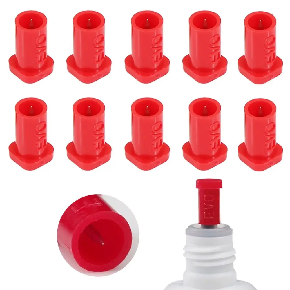 

White Universal Caps Opener Makeup Tools Red Lash Glue Bottle Eyelash Extension Glue Plug Colorful Blocking Needle Replacement