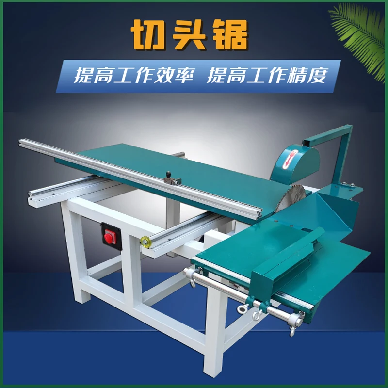 Push Table Saw Panel Saw Simple Multifunctional Woodworking Table Panel Double Head Broken Material Cutting Head
