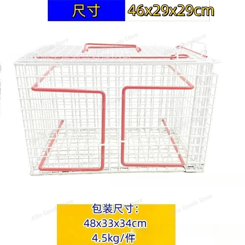 Animal Injection Restraint Cage Suitable for Kittens and Puppies Hospital Grade Control Crate for Pet Medical Care