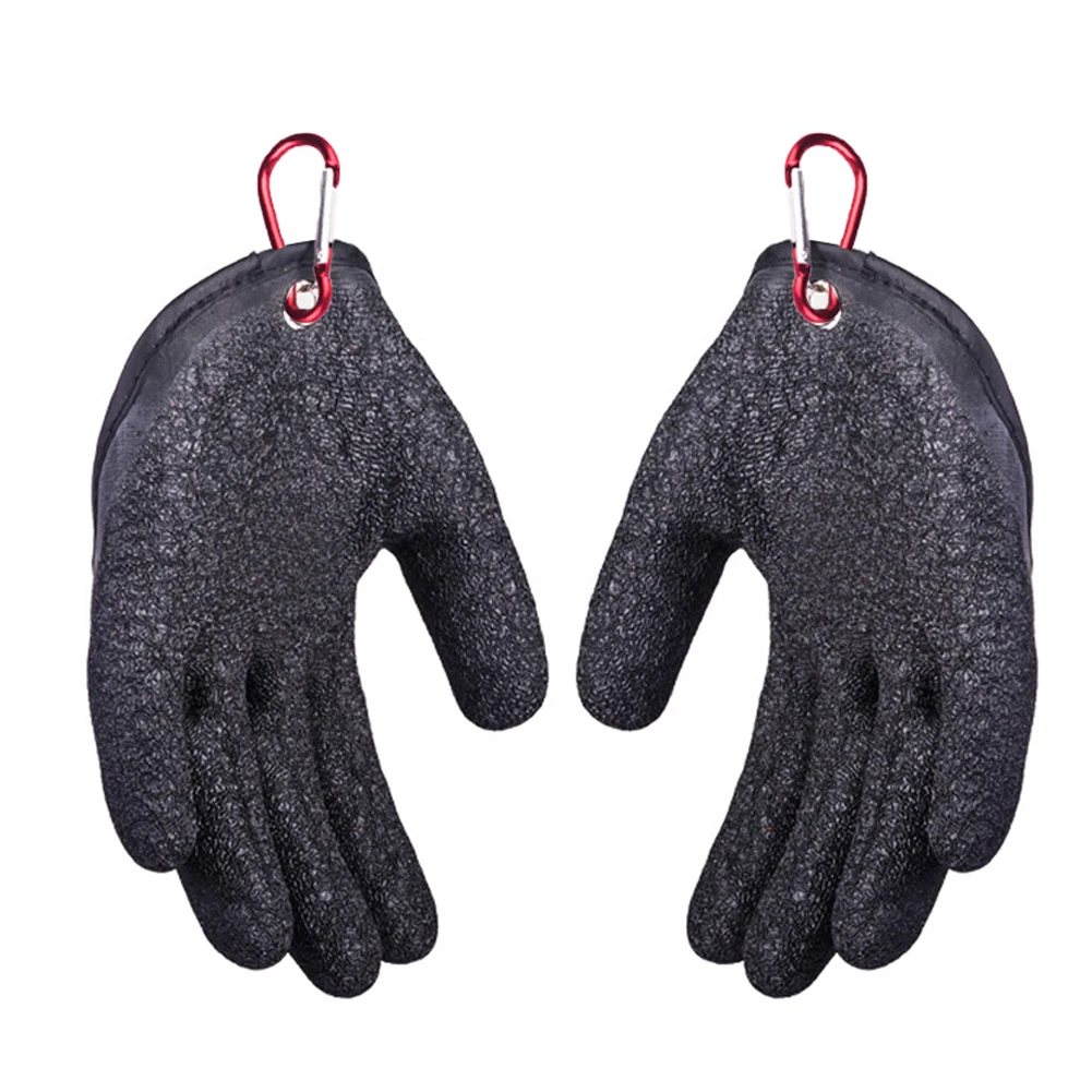 Fishing Catching Gloves Magnet Release Anti-slip Protect Hand From Puncture Scrapes Waterproof Fishing Gloves Fish Accessories