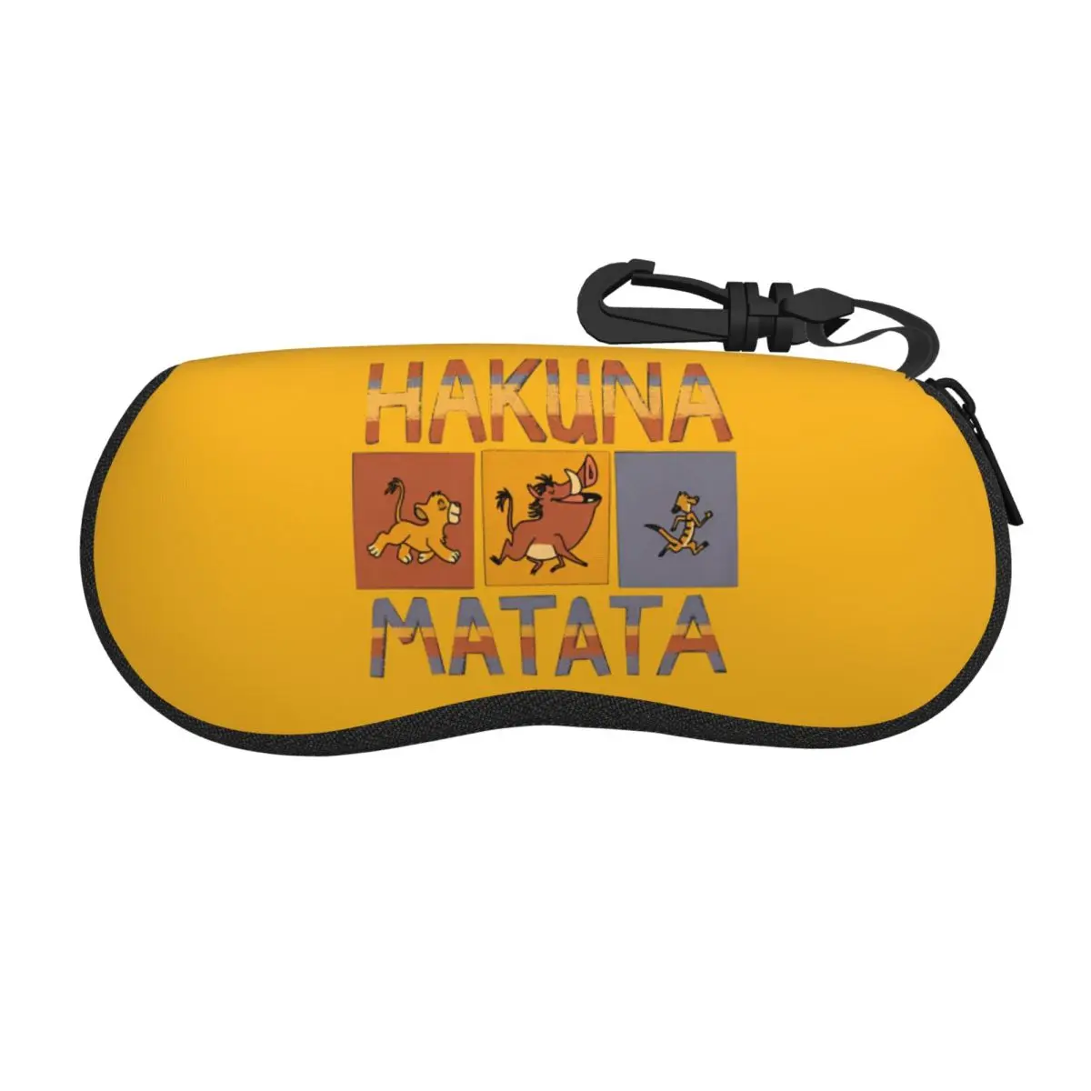 

Чехол для очков Hakuna Matata, унисекс, чехол для солнцезащитных очков «Король Лев», модная сумка для очков с принтом, уличный чехол для очков