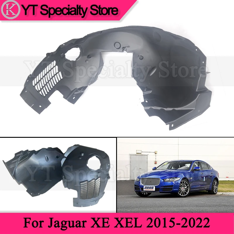 

Kamshing 1piece Fender Lined Mudguard For Jaguar XE XEL 2015-2022 Front Wheel Mudguards Lined