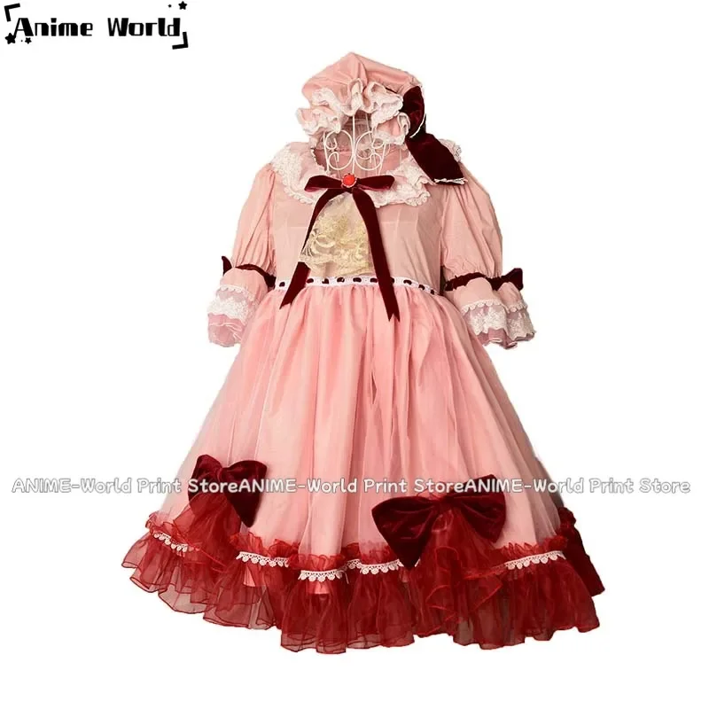 

《Нестандартный размер》Touhou Project Косплей Ремилия Алый костюм платье + шляпа