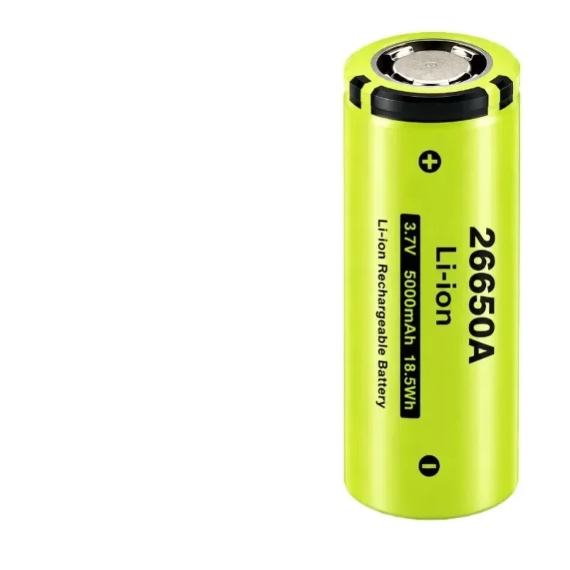 Szybka dostawa z magazynu UE, ogniwo akumulatorowe Li-ion 26650 3.7V 5000mAh 5Ah do latarki, wentylatora, lampy solarnej, lampy LED, zabawek, zestawów DIY, akumulator litowy do samodzielnego montażu, — 2