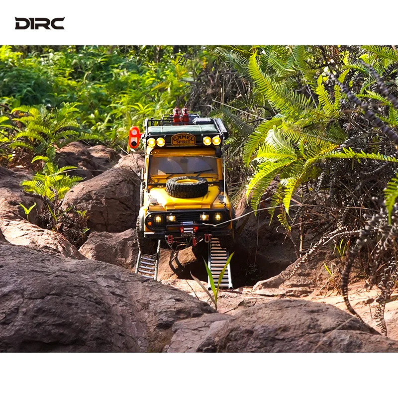 D1rc 1:8 1:10 Remote Controlled Off-Road Vehicle Outdoor Scene Construction Tool Multifunctional Trailer Crossing Ditch Bridge