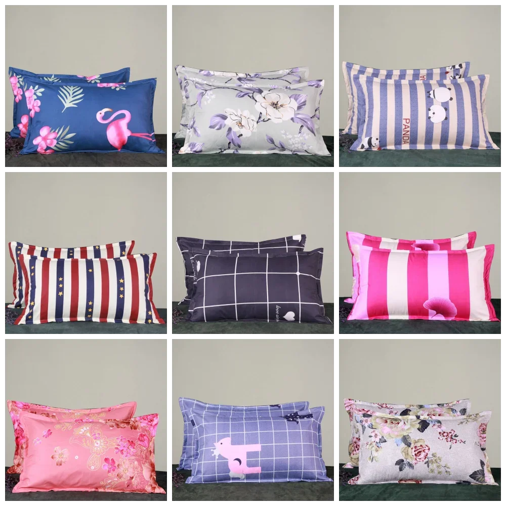 1pcs Nordic jacquard Four seasons anime pillow case Jacquard pattern Pillow Case 48x74cm Pillowcase Thickened, Sanded Fabric