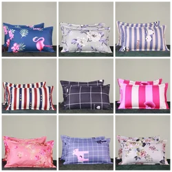 1pcs Nordic jacquard Four seasons anime pillow case Jacquard pattern Pillow Case 48x74cm Pillowcase Thickened, Sanded Fabric