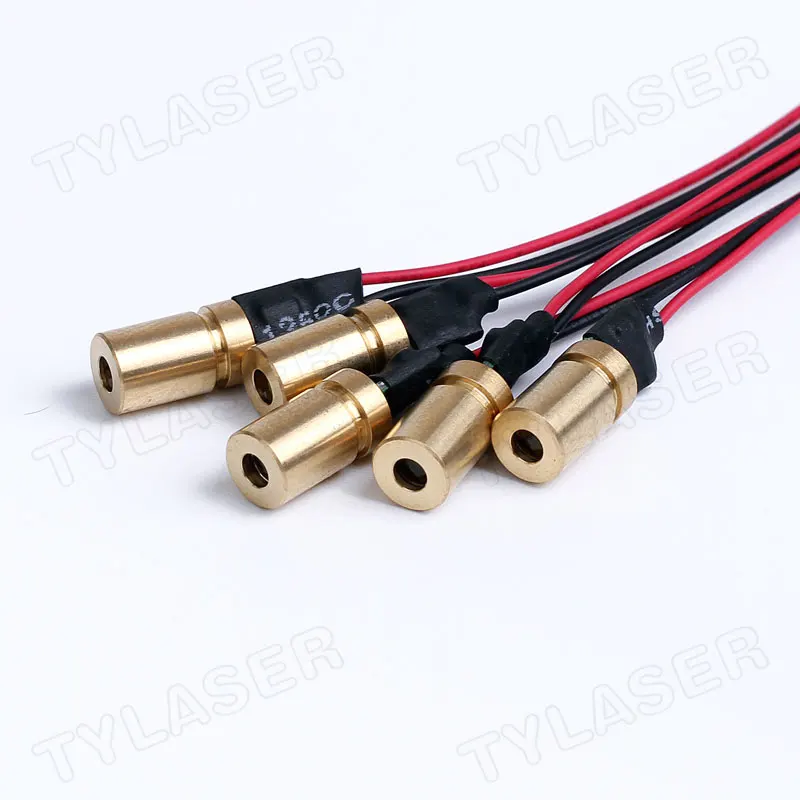 D6x10mm 780nm Invisible Light 1mw 5mw 10mW IR Dot Laser Module Copper Head Industrial Grade APC Driver