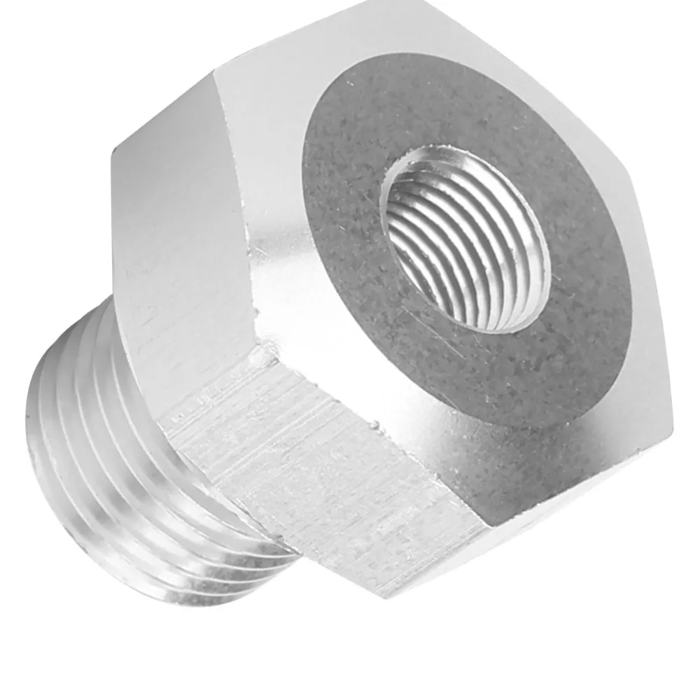 M16 x 1.5 ذكر إلى 1/8 NPT أنثى LS محول مستشعر ضغط الزيت سبائك الألومنيوم LS محول مبادلة المحرك #2
