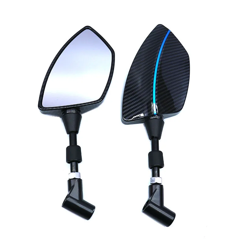 Picture 5: Suitable for SH-218-HT Motorcycle Rearview Mirror Modified Universal Mirror with 6 Screws Tomahawk Mirror