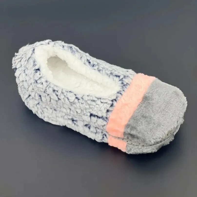 Fluffy Slipper Women Winter Warm House Fuzzy Fur Contton Plush Non Slip Grip Indoor Lazy Female Home Floor Shoe Room Furry