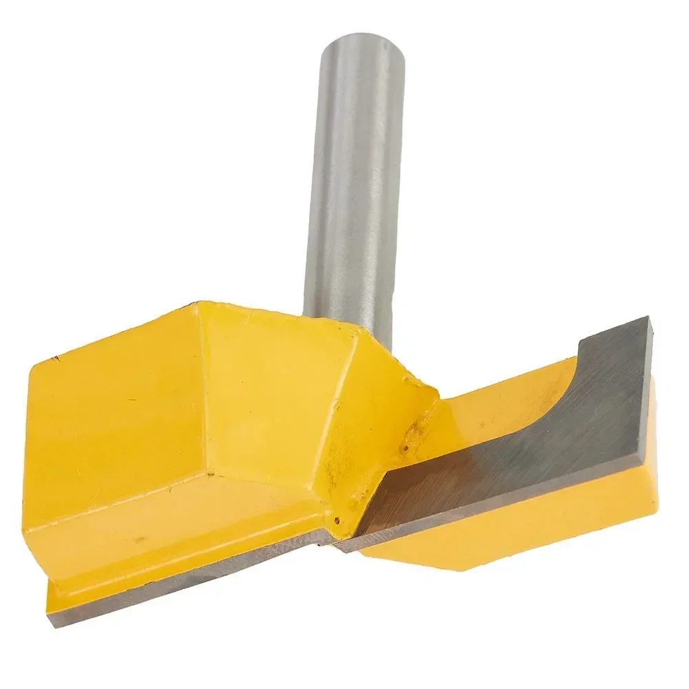 8mm Shank Cleaning Bottom Router Bits 2-1 4 Cutting Diameter For Planing Router Bit Woodworking Milling Cutter