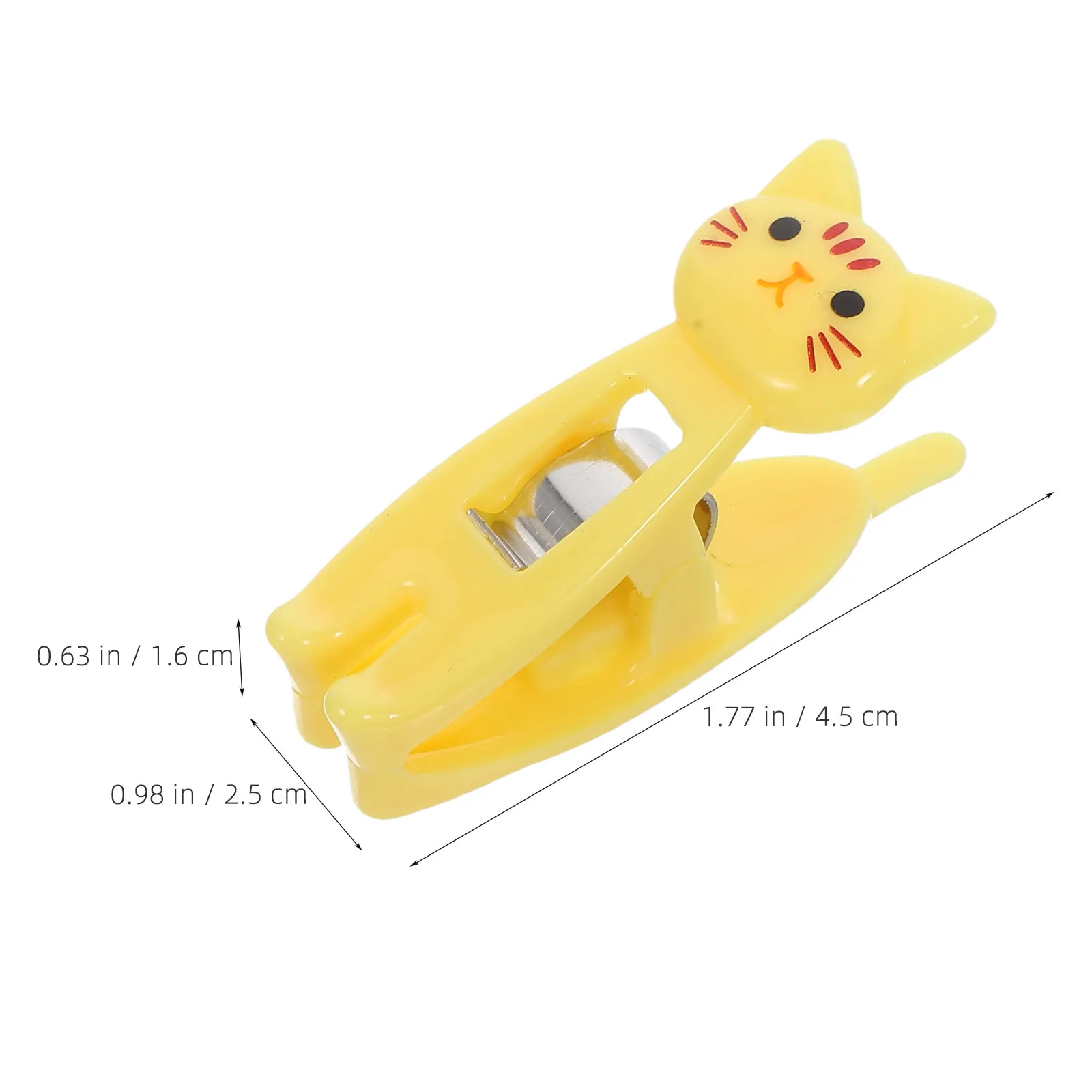 12Pcs Tiny Paper Clips Cute Decorative Paper Clamps for Desk Memo Notes Snack Bags Chip Seal Grip Food Storage Organizer Set