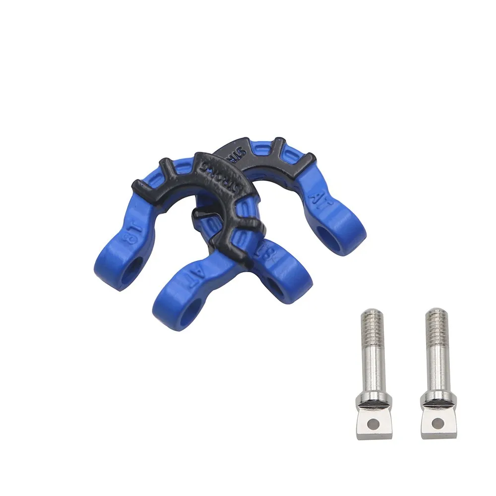 Metall Vorne Hinten Stoßstange Anhänger Haken Hitch Rettungs Abschleppschäkel Für 1/10 Rc Crawler Auto Traxxas Trx4 Trx6 Axial Scx10 D90 Yikong – Detail 10