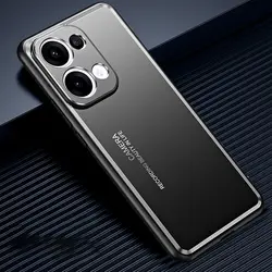 Matte Metal Case for OPPO Reno 13 Pro Case Silicone Bumper Shockproof Cover for OPPO Reno 13Pro 13 Pro 5G Case