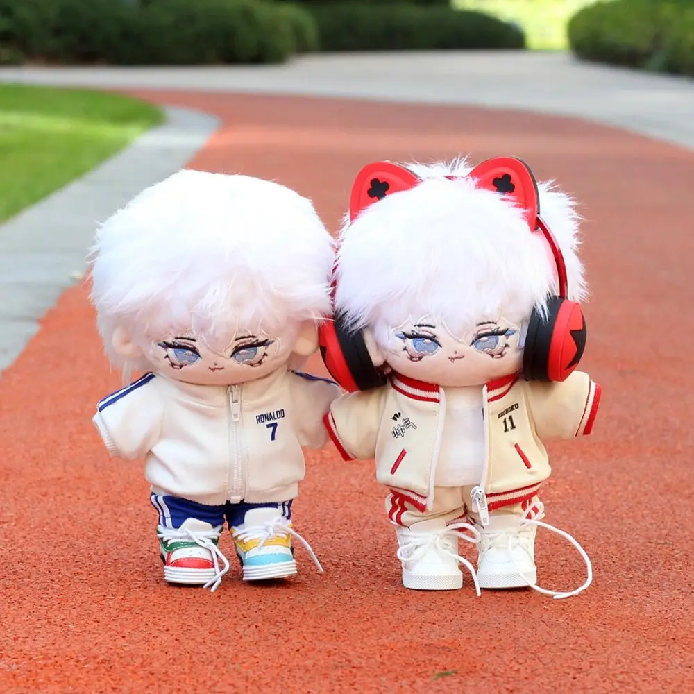 Basketball Clothes Sports Doll Clothes Set Toy Accessories Overall Clothes 20cm Cotton Doll Clothes Multi Color Mini