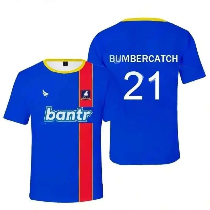 NEUES Ted Lasso Saison AFC Richmond Fußballtrikot für Männer und Frauen, Sommer-Sport-T-Shirt, atmungsaktiv, schnelltrocknend, Familien- und Kinderbekleidung – Detail 5