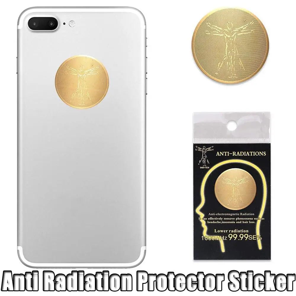 6Pcs EMF Protection Phone Anti Radiation Protector Sticker, Negative Ions EMF Blocker For Laptop And All Electronic Devices