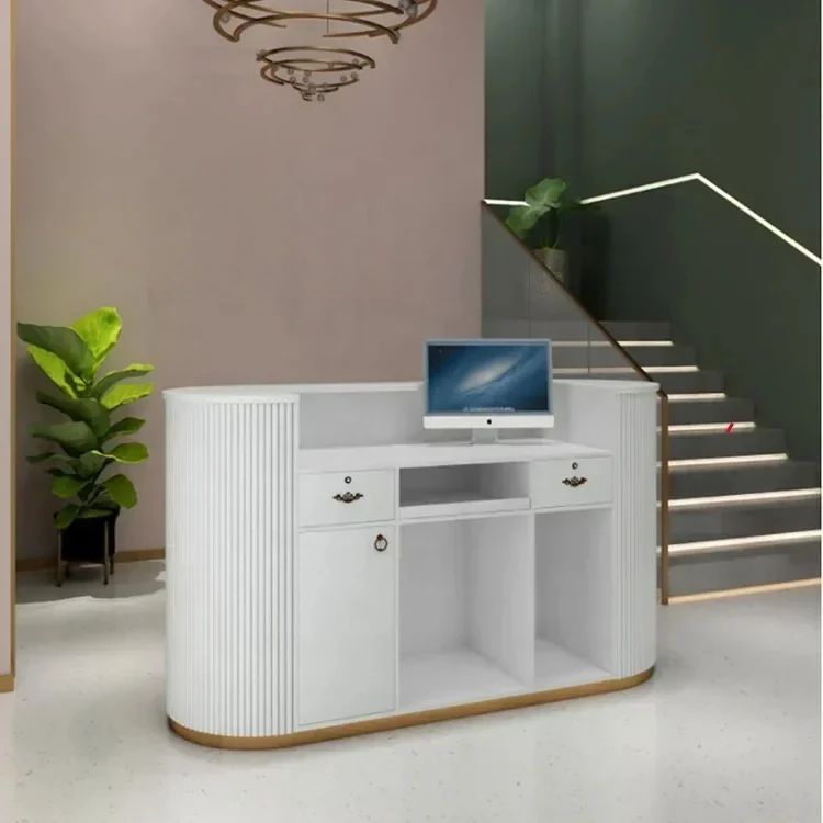 Small Counter Salon Beauty Counter Hotel Lobby Reception Counter Spa Store Reception Beauty Salon Desk