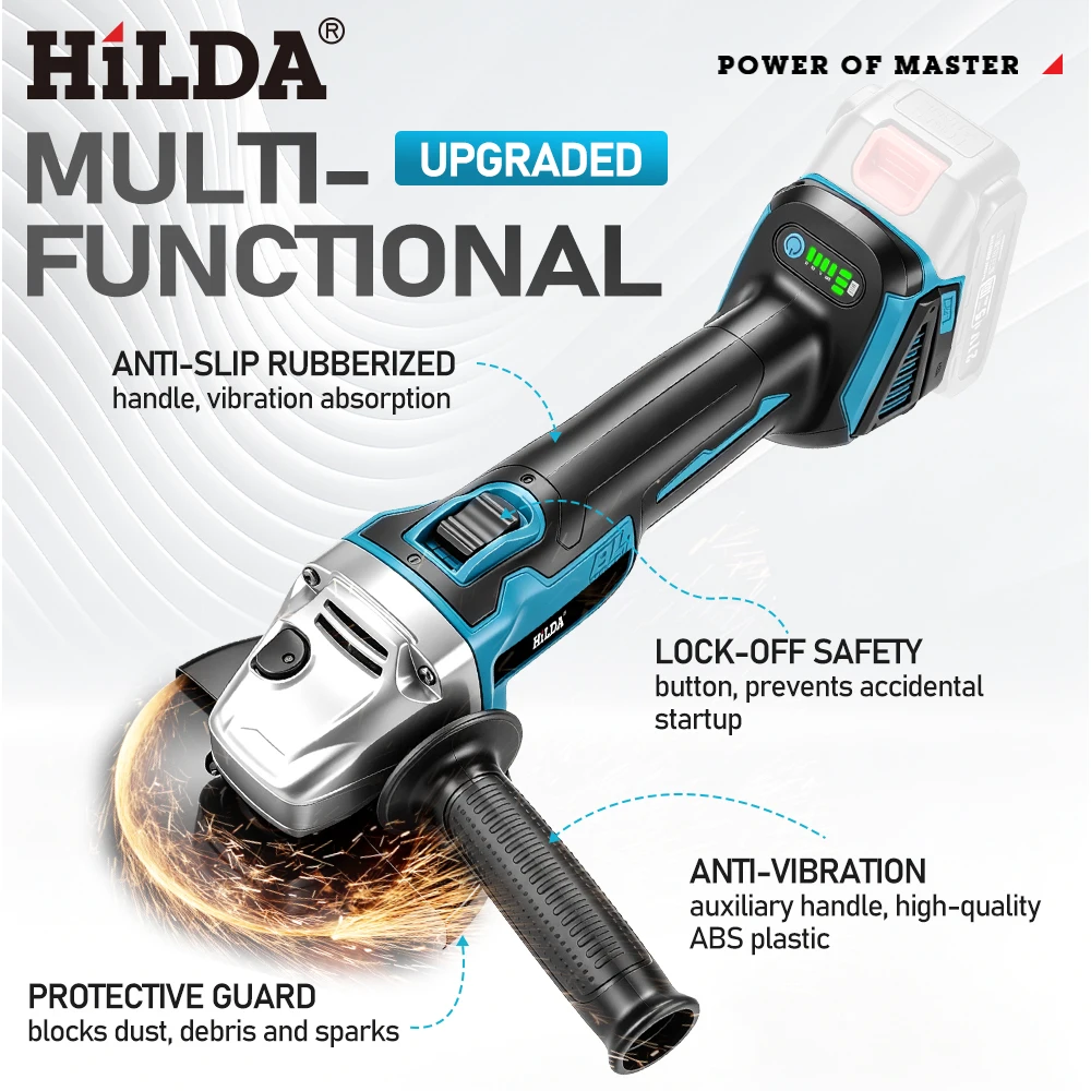 Amoladora angular inalámbrica  - Power Tools Pink reseña y precio
