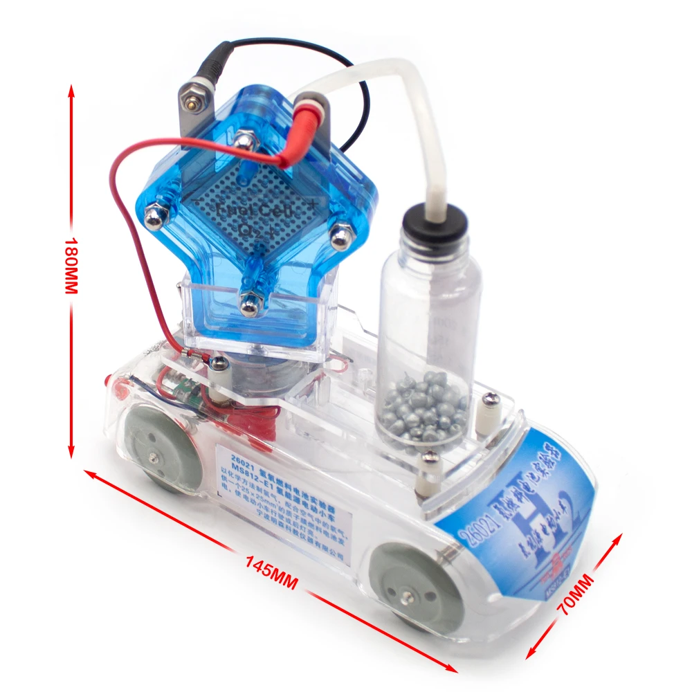 Imagem -02 - Célula de Combustível de Hidrogênio Carro Elétrico Geração de Energia de Hidrogênio e Oxigênio Modelo de Veículo de Energia Limpa Instrumentos de Ensino de Alta Tecnologia