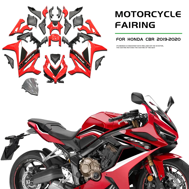 

Motorcycle CBR650R ABS Plastic Fairing Kit for Honda CBR650 R CBR 650R 2019 2020 Full Vehicle Surrounding Guard Body Protector