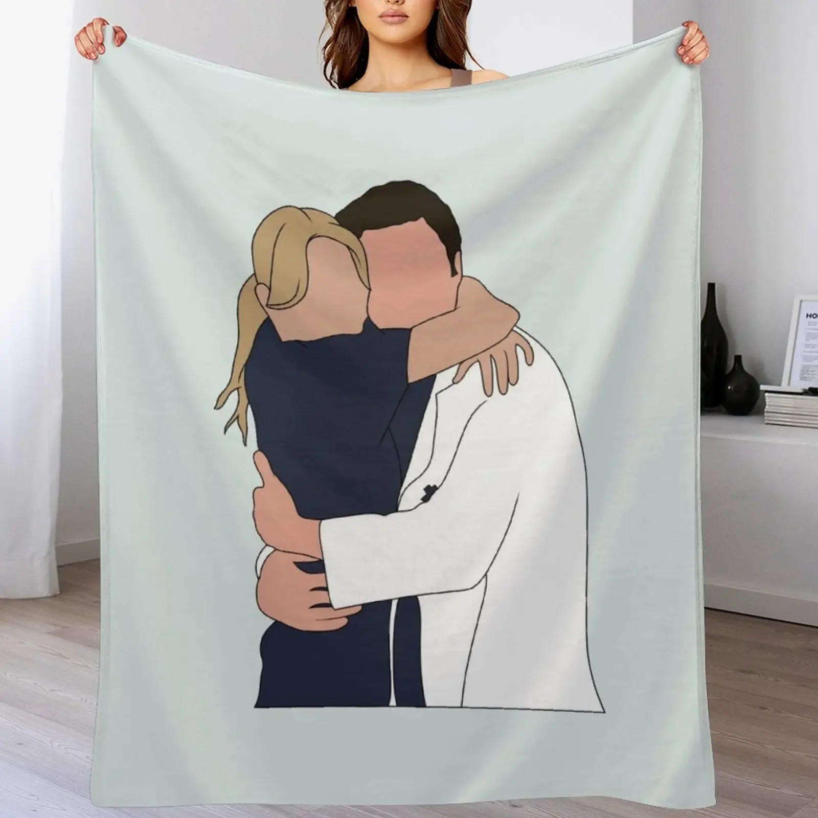 

MerDer Hug Throw Blanket Custom wednesday manga Blankets Sofas Of Decoration Blankets