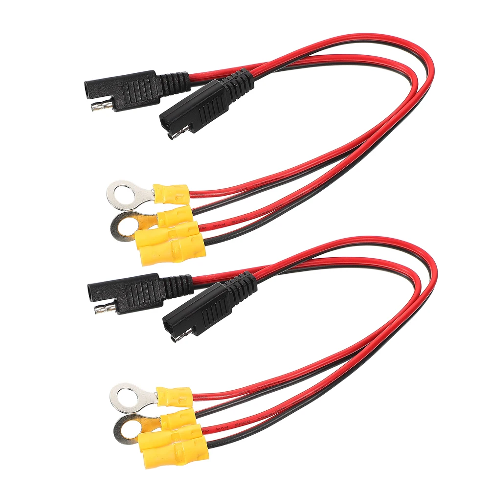 

4pcs Power Cable Quick Connectors Disconnect Fittings SAE Boat Trolling Motor Plug Electrical Connections Wire Kit