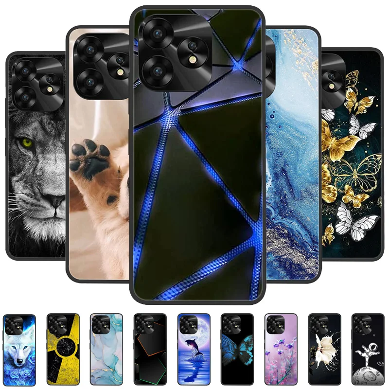 For UMIDIGI A15 A15C Case NFC Silicone Shockproof Soft TPU Phone Cover For UMIDIGI A15C Funda UMIDIGIA15 Capa Animal Cartoon