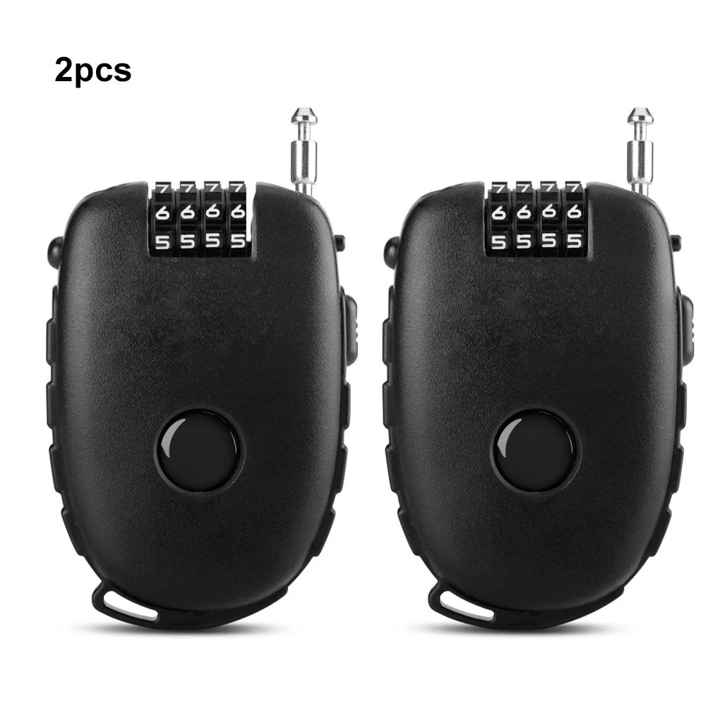 

Password Helmet Password Wheel Locking Tool Coded Telescopic Steel Cable Motorbike Combination Padlock 4 Digit Lock Anti-Theft