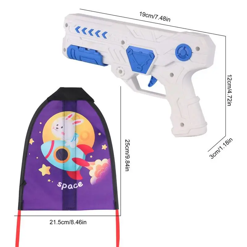 Kite Launcher Kinderen Launcher Uitwerpen Kite Strand Speelgoed Catapult Kite Kids Outdoor Sport Speelgoed Cartoon Hand-Held Kite Vinger rubber